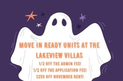 Lakeview Villas move in special!