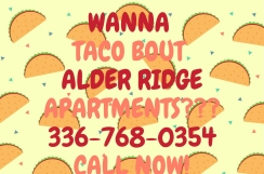 Wanna Taco'Bout Alder Ridge Apartments?!?