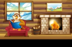 Read A Good Book By The Fireplace In A Townhome At Cool Creek Manor