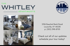 The Whitley has ALL RENOVATED apartments!