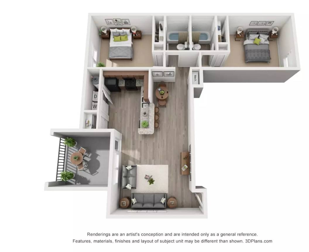 First floor 2 Bedroom under $1300! Limited time!