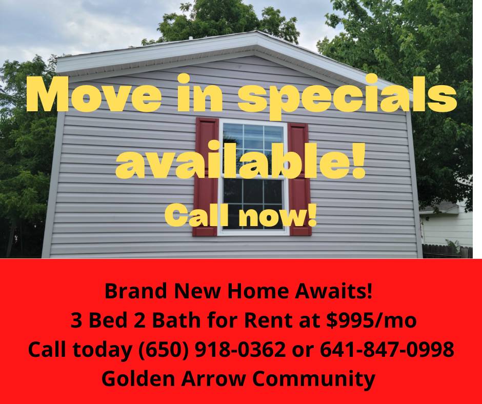 Move in Specials, Call Us Today! Brand New 3Bed 2 Bath