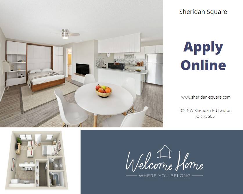 Everything You Need, All Right Here! Apply Today www.sheridan-square.c