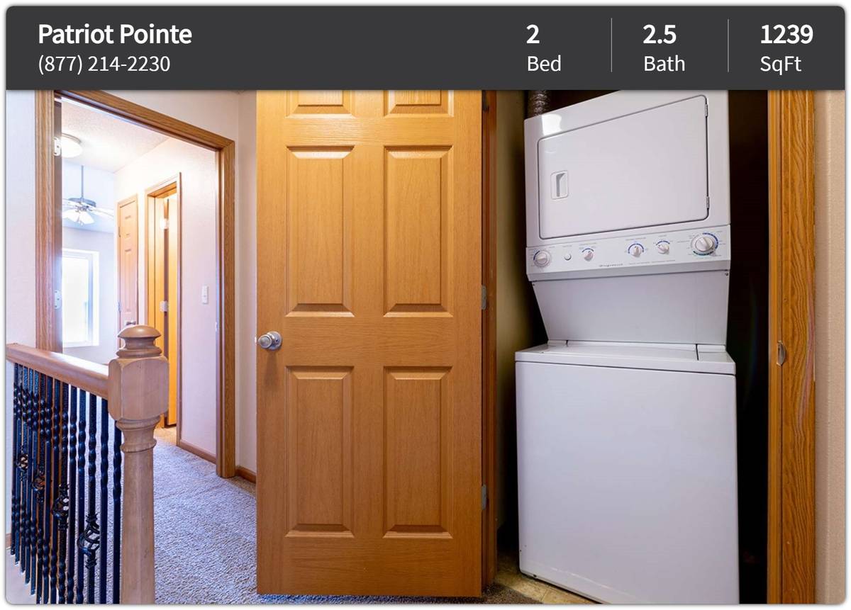 Why live anywhere else when you can live at Patriot Pointe?