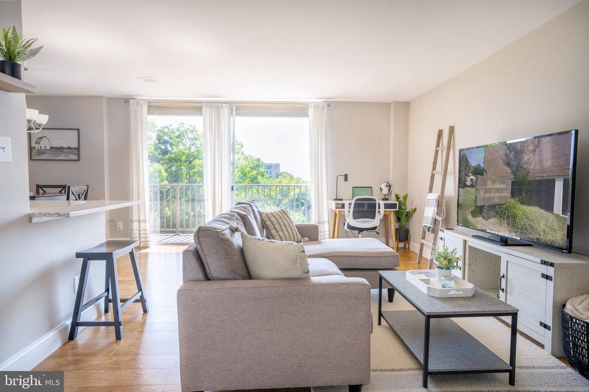 This sun-filled condo has been renovated with granite countertops