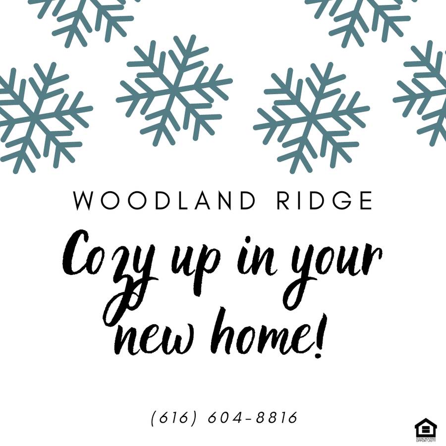 It's a Winter Wonderland at Woodland Ridge! Apply Today!